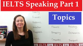 IELTS Speaking Part 1 Topics [upl. by Feldstein292]