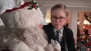 A Christmas Story Meeting Santa Claus Clip HD [upl. by Sanborn]