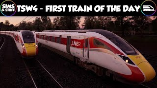 Train Sim World 4  East Coast Main Line  First Train Of The Day [upl. by Yojal]