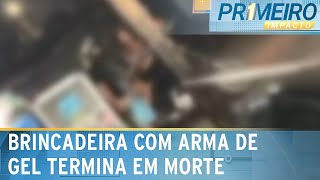 Brincadeira com arma de gel termina em tiro e morte em Olinda PE  Primeiro Impacto 271124 [upl. by Nepsa]