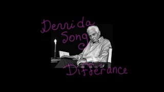 Derrida song Différance [upl. by Alana]