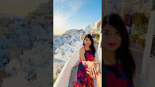 thedreamlandswitzarland dream travel santorini honeymoon lovestatus viralshorts ytshort [upl. by Tan597]