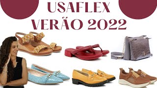 COLEÇÃO VERÃO 2022 DA USAFLEX  LANÇAMENTOS USAFLEX  SAPATOS LINDOS E TENDÊNCIAS 2022  Caren Sales [upl. by Tiossem946]