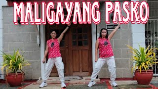 MALIGAYANG PASKO  DJ JIF REMIX chistmas Dance ZasJay Dance Workout [upl. by Ellehcear]