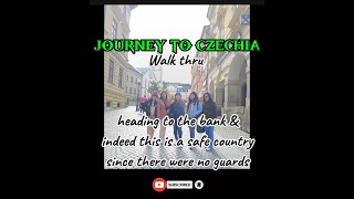 JOURNEY TO CZECHIA walk thru in the bank [upl. by Jedidiah154]