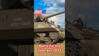 Battle Reenactment Nov 10 amp11 2024 Zephyrhills FL sherman battlefortheveterans tanks livefire [upl. by Aihsit716]