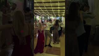 Conga line dance makes us happy conga dancefloor weddingdj [upl. by Puritan723]