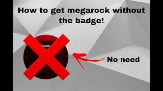 How to get MEGAROCK form without badge  Slap battles [upl. by Bili]