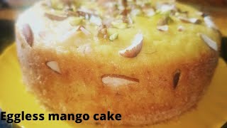 Eggless mango cakell mapapa ka cake taste review 🙏🙏aam cake [upl. by Yale186]