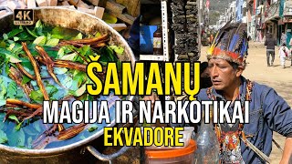 Kelionė į Ekvadorą 3 Šamanų magija blogųjų dvasių išvarymas ir kvaišalai Ayahuasca [upl. by Henriques]