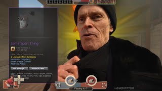 Willem Dafoe shows off his TF2 unusuals [upl. by Naziaf]