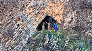 A CAVE that was a village mans HOUSE in Iran 😳 [upl. by Meehaf]