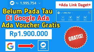 Buruan Klaim Saldo Dana 19Jt Gratis Langsung dari Google  Cara Mendapatkan Saldo Dana Gratis [upl. by Arber]