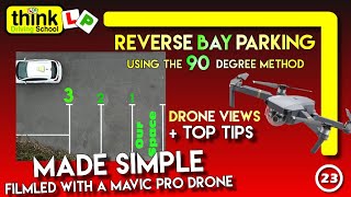 Reverse Bay Parking Manoeuvre Using the 90 Degree Method Plus Top Parking Tips 2020 Driving Test [upl. by Amelita]