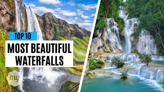 Top 10 Most Beautiful Waterfalls in the World [upl. by Anewor]