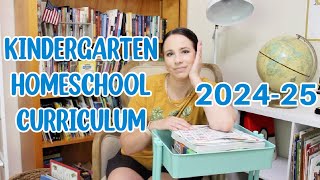 KINDERGARTEN HOMESCHOOL CURRICULUM PICKS 202425 [upl. by Witcher]