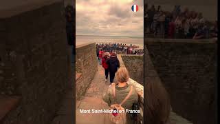 🌍 Découvrez la magie du Mont SaintMichel  🏰🇫🇷 MontSaintMichel VoyageFrance shorts [upl. by Adigirb]