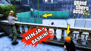 SİYAH NİNJALAR EVİMİZİ BASTI  GTA 5 ZOMBİ MODU [upl. by Eleni]