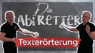 Deutsch Abitur 2018 Texterörterung  Die Abi Retter 5 [upl. by Assedo]