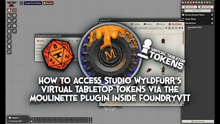 Virtual Tabletop Tokens with Moulinette in FoundryVTT [upl. by Barboza]