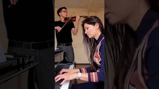 Ludovico Einaudi  Nuvole Bianche violin amp piano cover [upl. by Rosaleen]