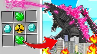 Evolucioné a GODZILLA En Minecraft [upl. by Orsay]