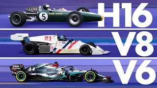 The Incredible Evolution of Formula 1 Engines  Track Evolution [upl. by Aral]