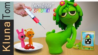 Incredibox Sprunki  Poor GREEN VINERIAS food Clay Food ASMR mukbang animation [upl. by Atenik]