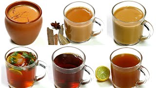 ६ तरीके के चाय जो मेहमानो का दिल जीत ले  6 Indian Tea Recipes  KabitasKitchen [upl. by Kenny712]