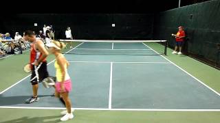 USAPA Pickleball Nationals 2013 Mixed Doubles 35 Championship video presented by Valenti Sports [upl. by Nnawaj]