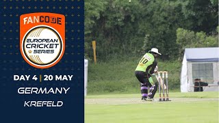 🔴 FanCode European Cricket Series Germany Krefeld Day 4  Cricket Live Germany Stream [upl. by Clywd]