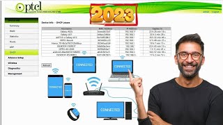 How To Check Devices Connected To Wifi Router 2023  Ptcl Router [upl. by Celtic]