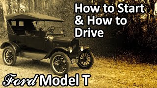 Ford Model T  How to Start amp How to Drive [upl. by Burd]