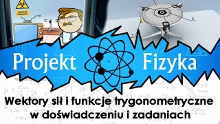 Wektory sił i funkcje trygonometryczne Fizyka kurs matura №13 ⚛ Projekt Fizyka [upl. by Bierman]