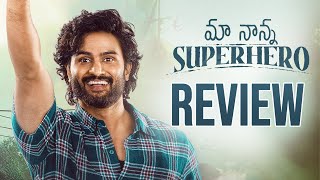 Maa Nanna Super Hero Review  Sudheer Babu Sai Chand Shayaji Shinde  Telugu Movies  Thyview [upl. by Ahseia402]