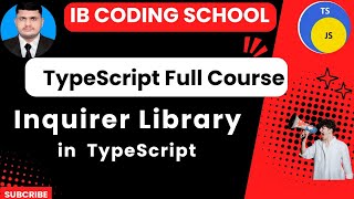 17 Inquirer Library CLI Usage TypeScript Full Course typescript governorsindhinitiative piaic [upl. by Vi]