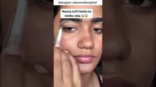 O Tutorial faça você mesmo sua sobrancelhas dicasdebeleza makeup sobrancelhasdesign sobrancelha [upl. by Gosser845]