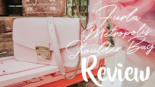 FURLA METROPOLIS SHOULDER BAG  Review [upl. by Asilef869]