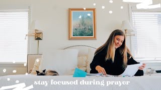 This will help you stay FOCUSED during prayer  Prayer Web [upl. by Bouzoun]