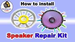 Repair Professional Loudspeaker based on new reconekit [upl. by Nahoj]