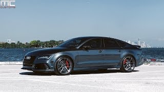 MC Customs  Vellano Wheels Audi RS7 [upl. by Ardnosac]