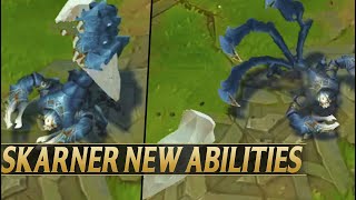 SKARNER REWORK NEW ABILITIES GAMEPLAY  League of Legends [upl. by Diannne146]