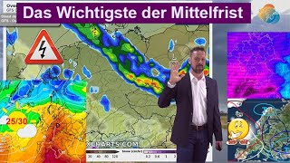 Das Wichtigste der Mittelfrist Gewitterfront am Ostermontag Unsicherheiten Trend für Anfang Mai [upl. by Stier]