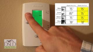 Thermostat Programming  Honeywell® Pro2000 [upl. by Teiluj]