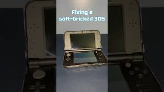 Fixing a softbricked 3DS nintendo3ds shorts [upl. by Mihe]