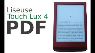 Lecture de PDF sur liseuse Touch Lux 4 [upl. by Llednyl]