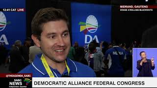 DA Federal Congress l Tshwane Mayor Cilliers Brink speaks on coalition support for Steenhuisen [upl. by Ninos]