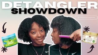 Detangler Showdown  Just for Me Vs African Pride PrePoo [upl. by Fredericka]