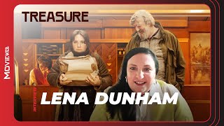 Lena Dunham on Becoming Stephen Frys Daughter in the New Dramedy Treasure  Interview [upl. by Fai641]