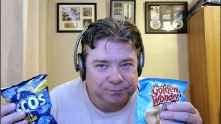 ASMR MUKBANG Eating Discos And Golden Wonder Salt amp Vinegar Crisps 💥 Amazing Crunching Sounds 💥 [upl. by Cynth730]